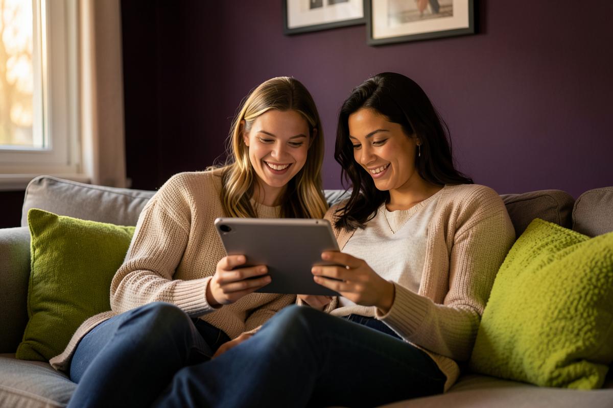Home shoppers browsing Doorvia together